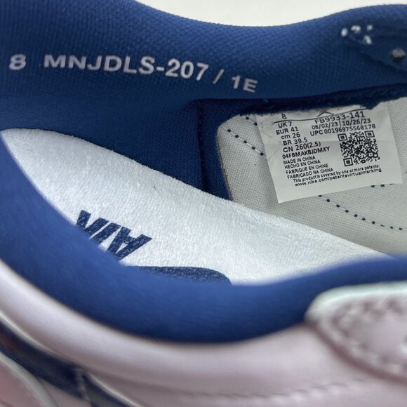 Nike Air Jordan 1 Low 85 Retro Mens White Navy Blue Shoes Sneakers FB9933-141 - Picture 9 of 9